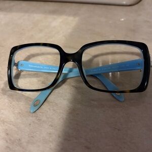 Tiffany & Co. Tortoise Frames in fair condition. One arm has been glued together